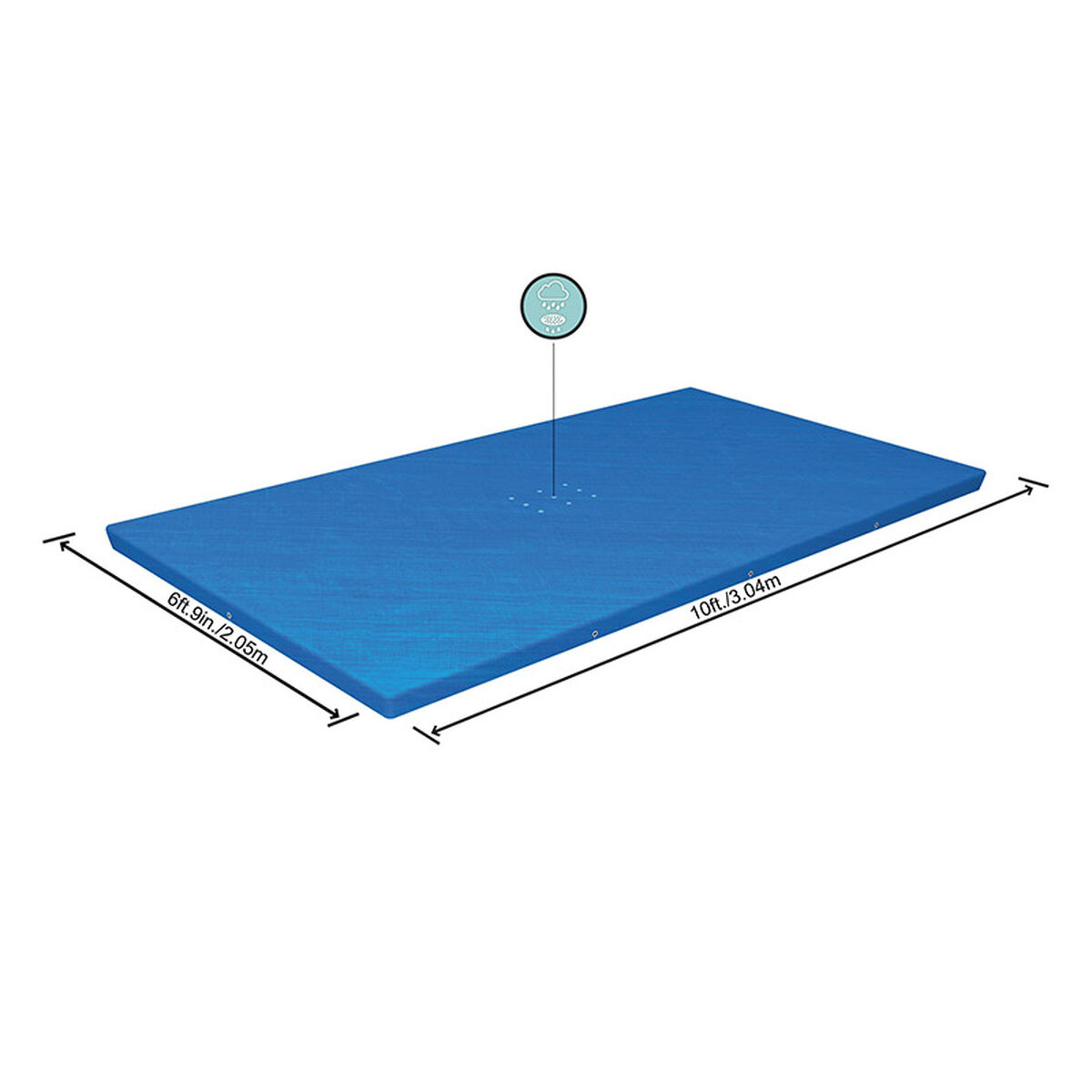 Copertura per piscina Bestway Azzurro 300 x 201 x 66 cm - Immagine 2