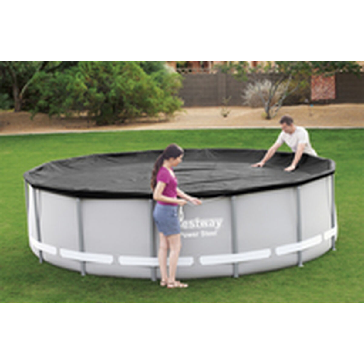 Bestway Copertura Piscina PVC D427 cm Giardino 58248 - Immagine 8