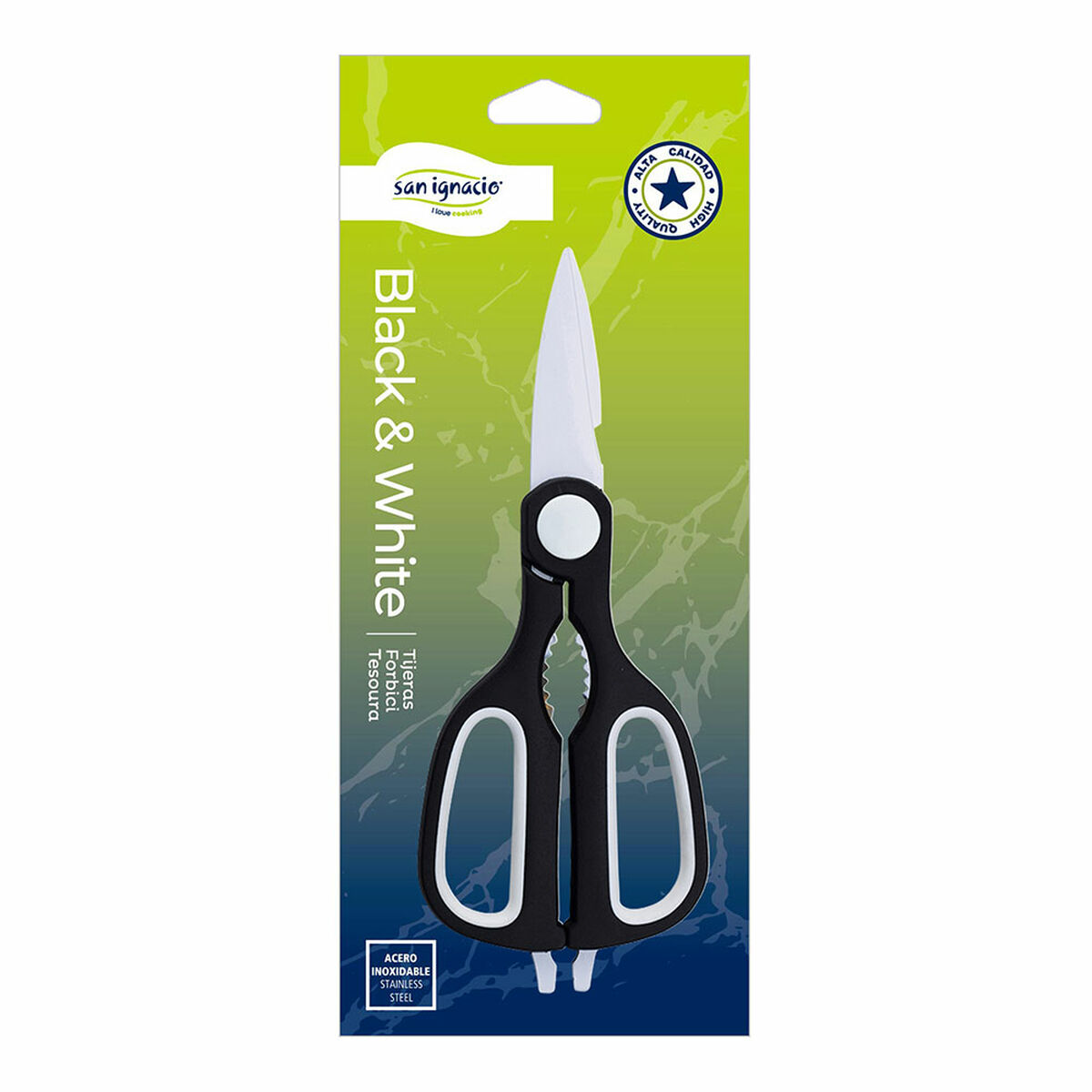 Forbici da Cucina San Ignacio Cook SG-7285 Acciaio inossidabile 21,3 cm - Immagine 2