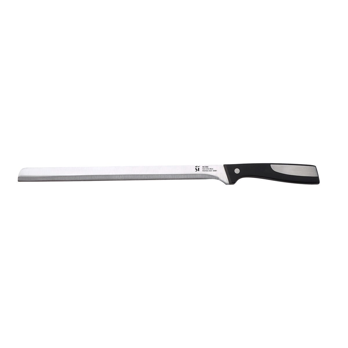 Coltello per Prosciutto San Ignacio SG-4362 Acciaio inossidabile Chaira 2 Pezzi - Immagine 3
