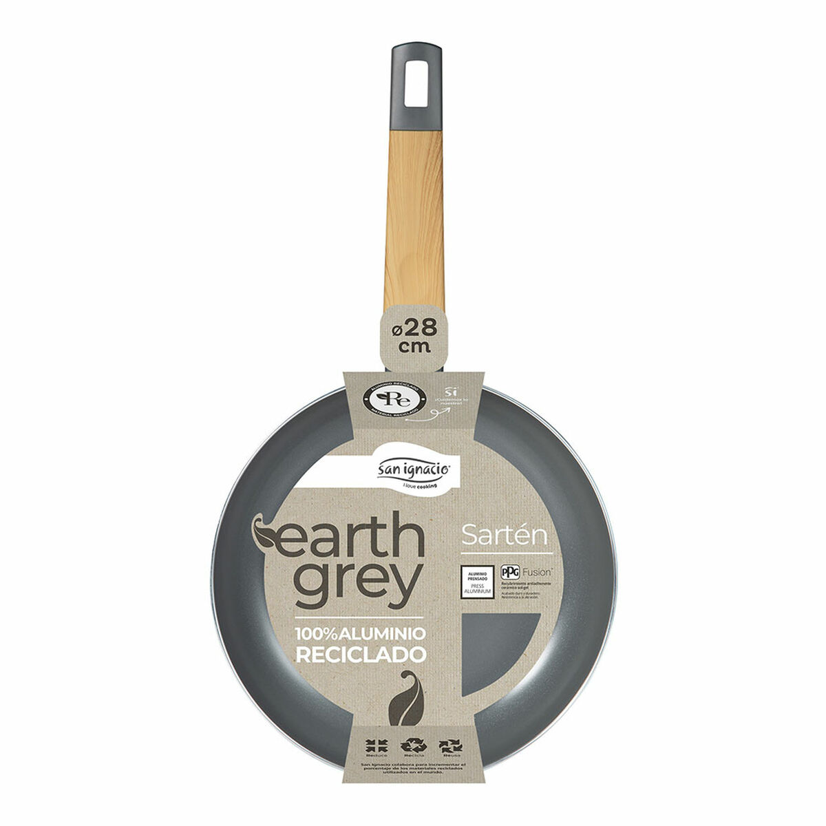 Padella San Ignacio Earth Grey SG-6753 Grigio - Immagine 5