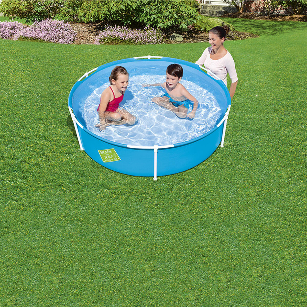 Bestway Piscina Rigida per Bambini 152x38 cm +2 Anni Giardino 56283 - Immagine 3