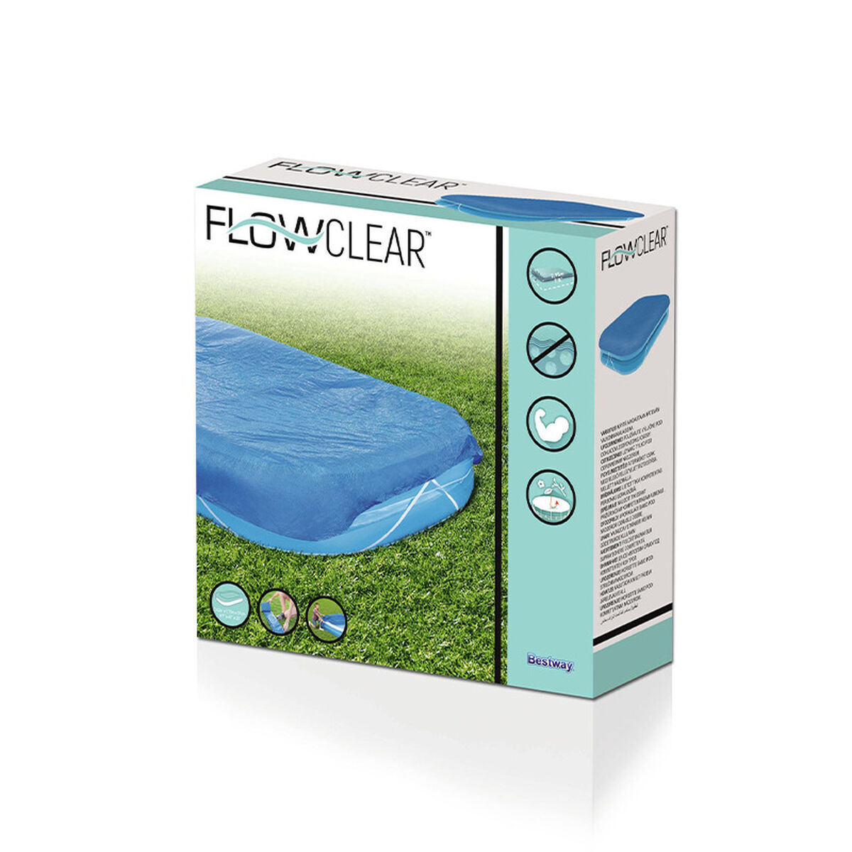 Bestway Cover Piscina Gonfiabile 295x220 cm Giardino 58319 - Immagine 3