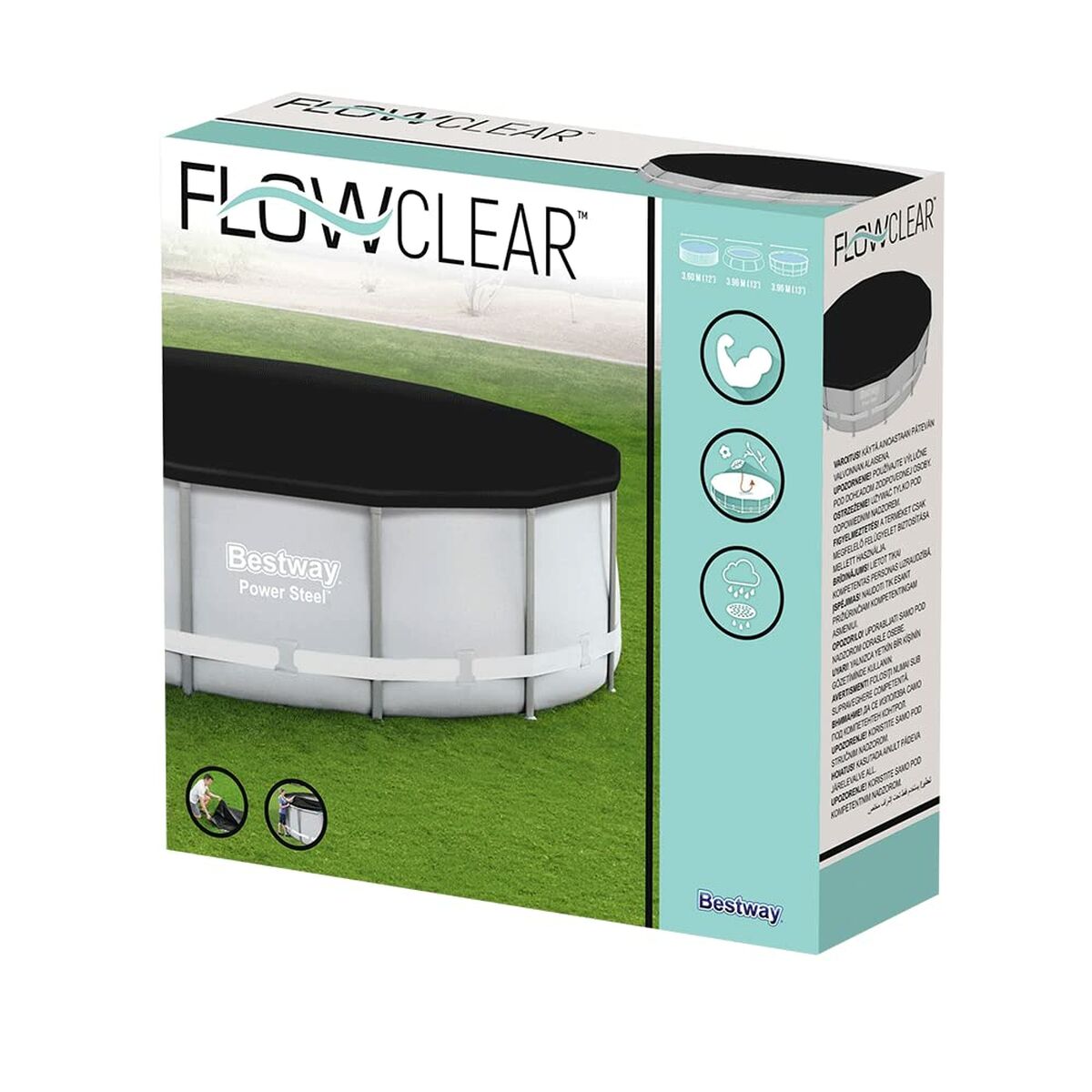 Bestway Copertura Piscina PVC D401 cm Giardino 58292 - Immagine 7