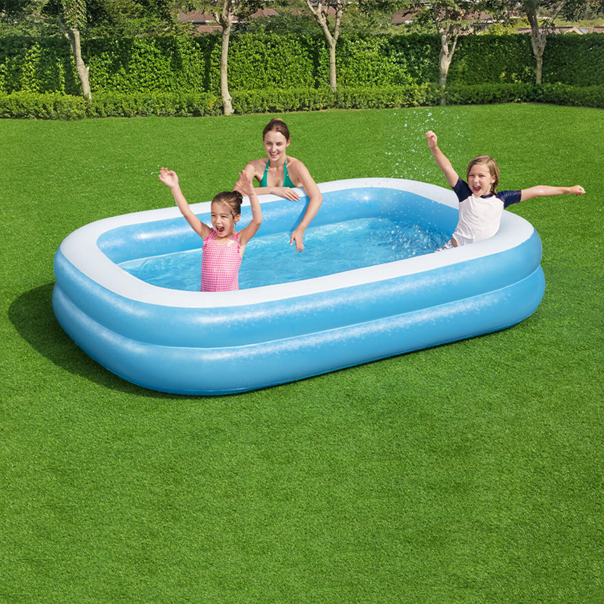 Piscina Gonfiabile per Bambini Bestway Multicolore 262 x 175 x 51 cm - Immagine 3