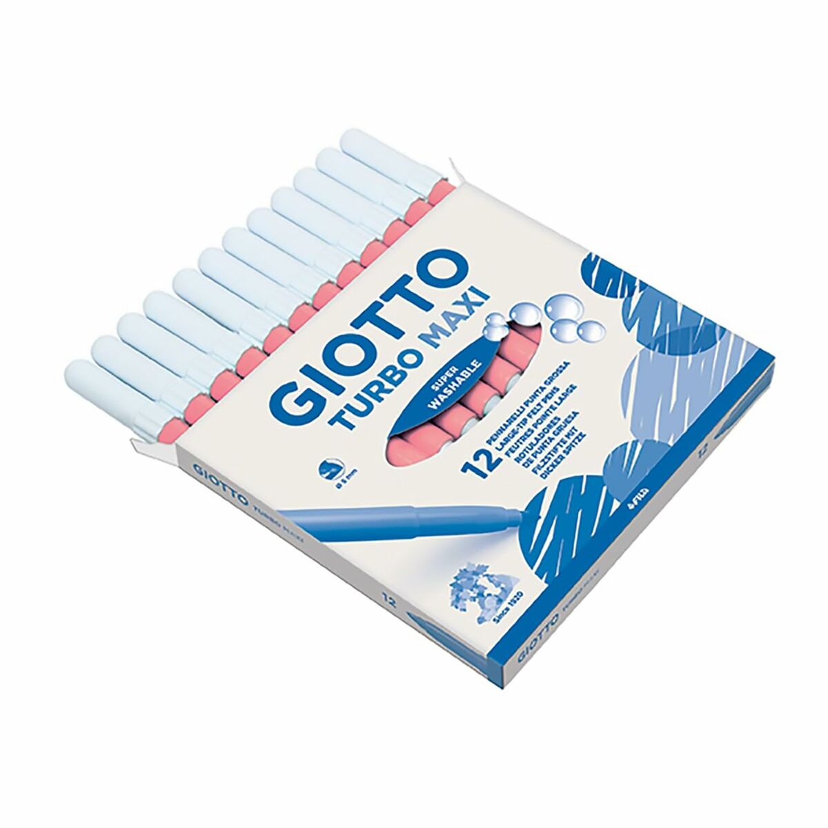 Set di Pennarelli Giotto Turbo Maxi Rosa (5 Unità) - Immagine 2
