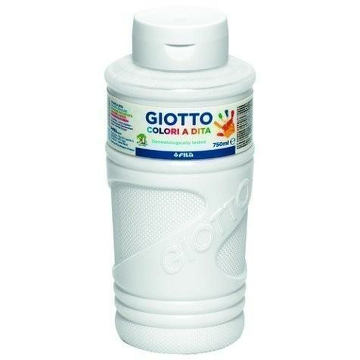 Pittura da usare con le Dita Giotto Bianco 750 ml (6 Unità) - Immagine 2