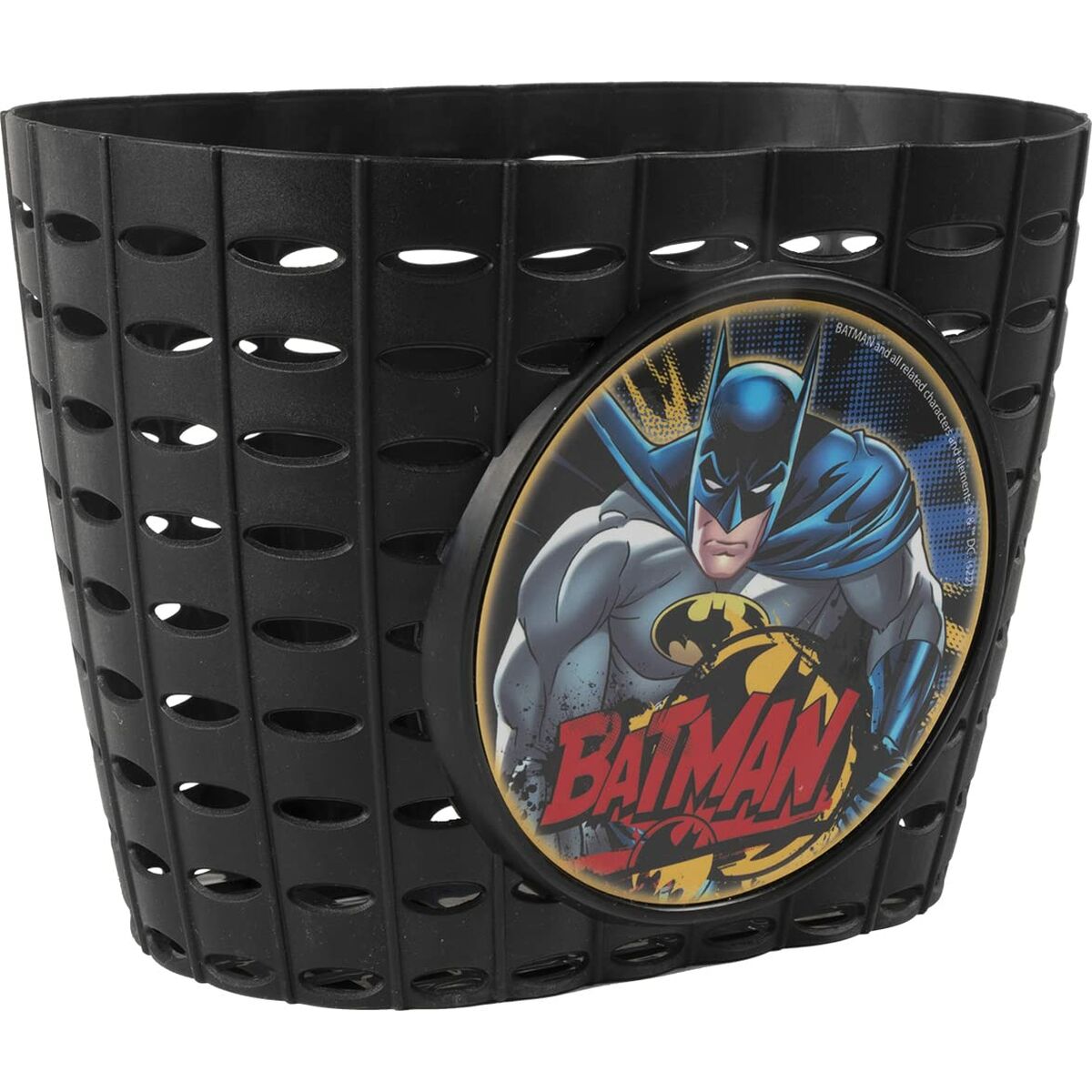 Cestino per Bicicletta per Bambini Batman CZ10961 Nero/Giallo - Immagine 2