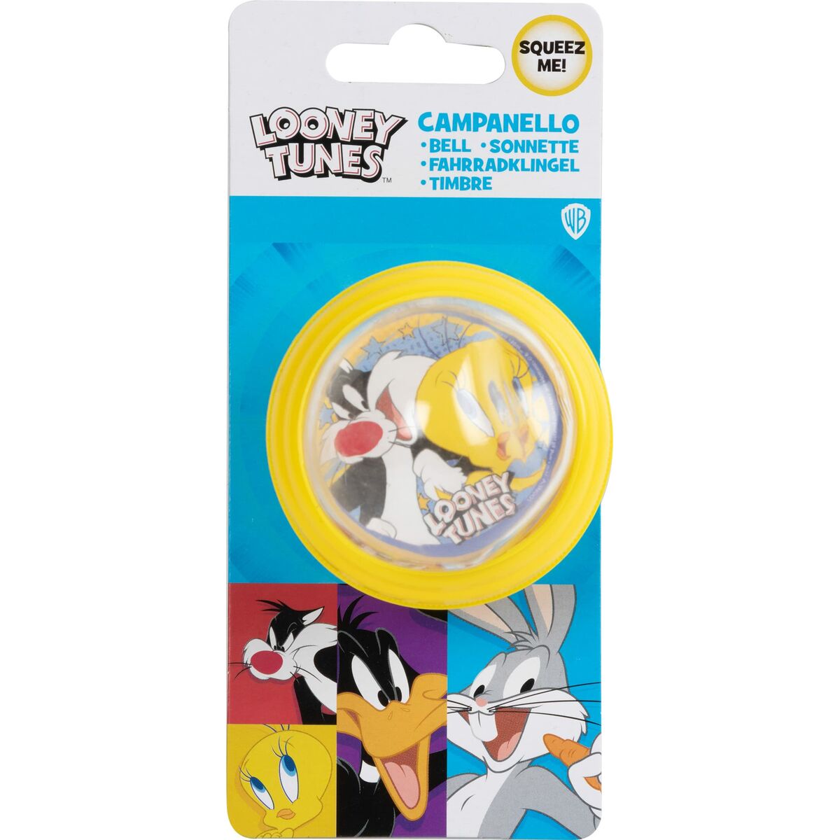 Campanello per Biciclette per Bambini Looney Tunes CZ10964 Giallo - Immagine 5