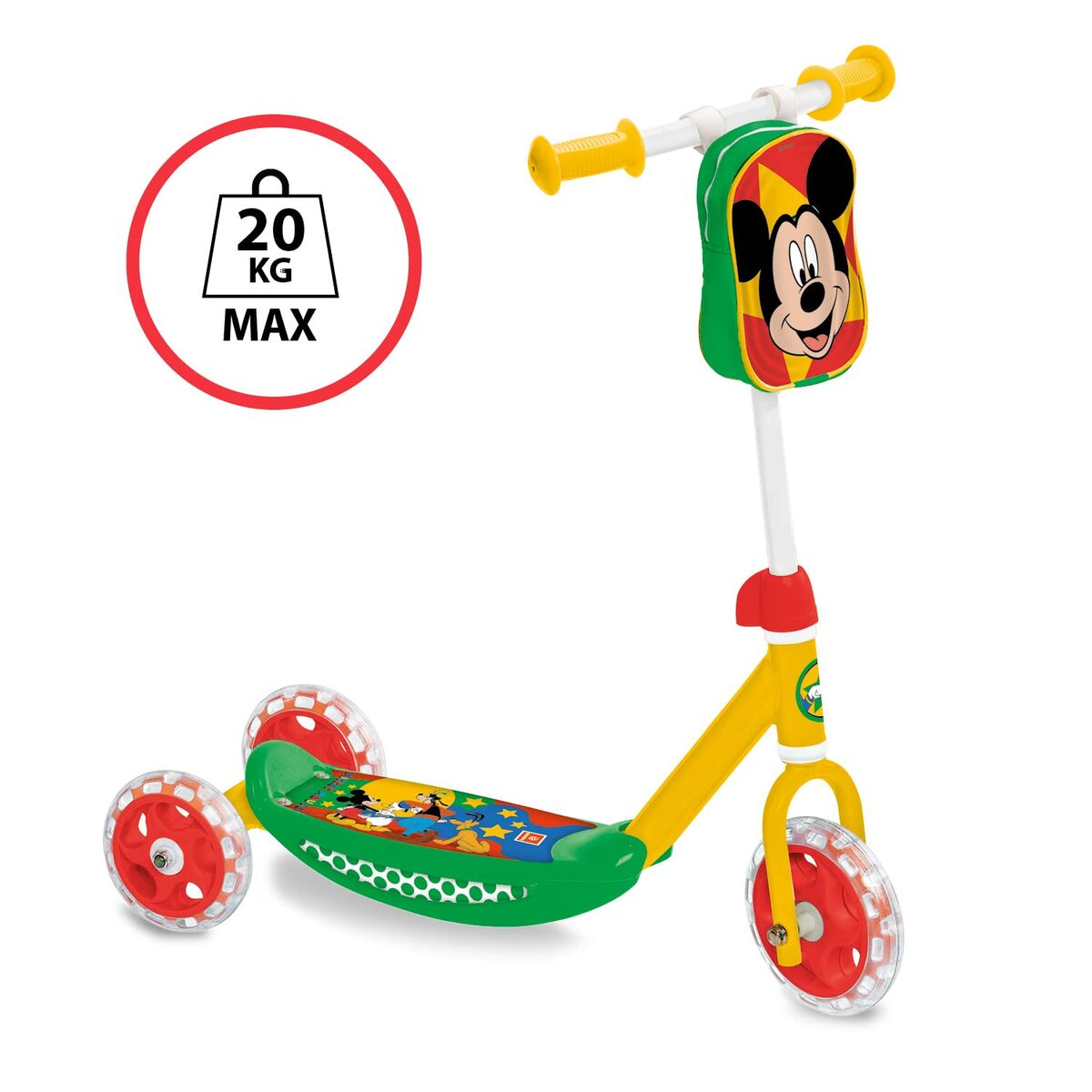 Monopattino Mickey Mouse    3 ruote 60 x 46 x 13,5 cm - Immagine 7