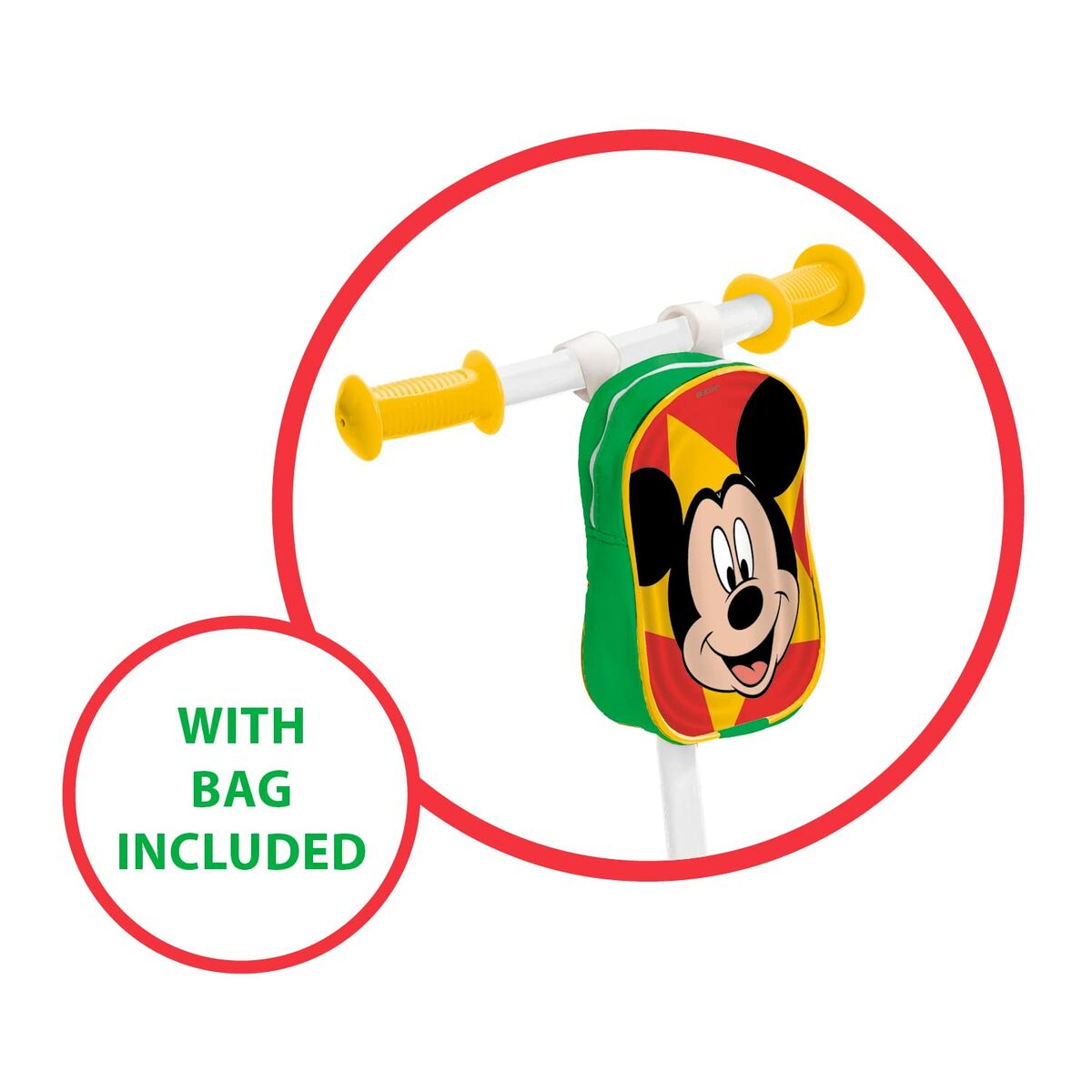 Monopattino Mickey Mouse    3 ruote 60 x 46 x 13,5 cm - Immagine 8