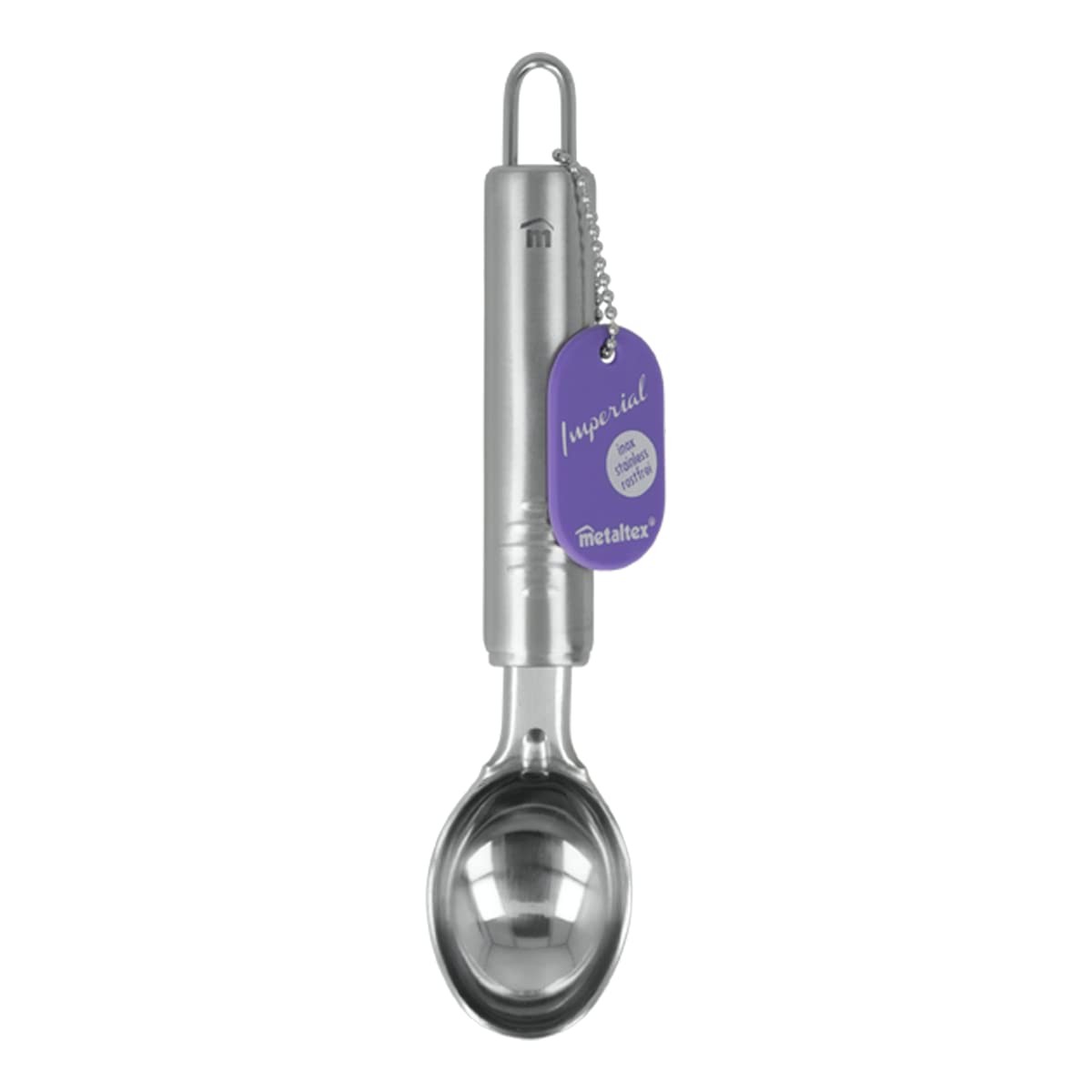 Cucchiaio per Gelato Metaltex Imperial Argentato Acciaio Acciaio inossidabile 2,4 x 4,2 x 19,5 cm - Immagine 2