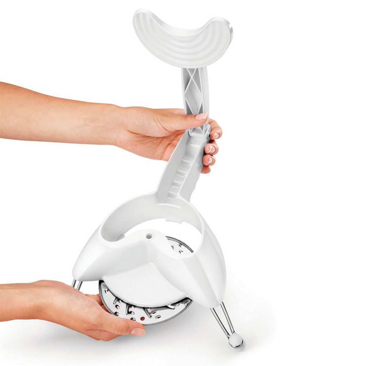 Grattugia Metaltex Gambe Bianco Acciaio inossidabile (Ø 24 cm) - Immagine 7