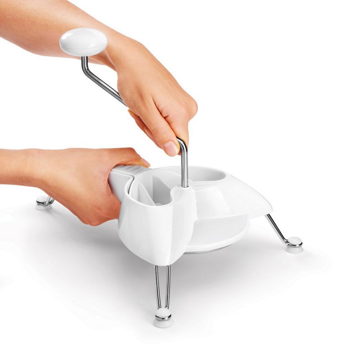 Grattugia Metaltex Gambe Bianco Acciaio inossidabile (Ø 24 cm) - Immagine 8
