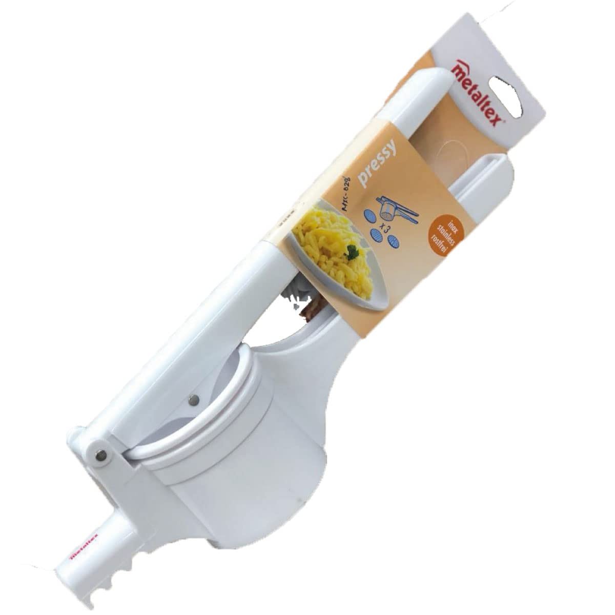 Schiacciapatate Metaltex Acciaio inossidabile 3 livelli (36 cm) - Immagine 4