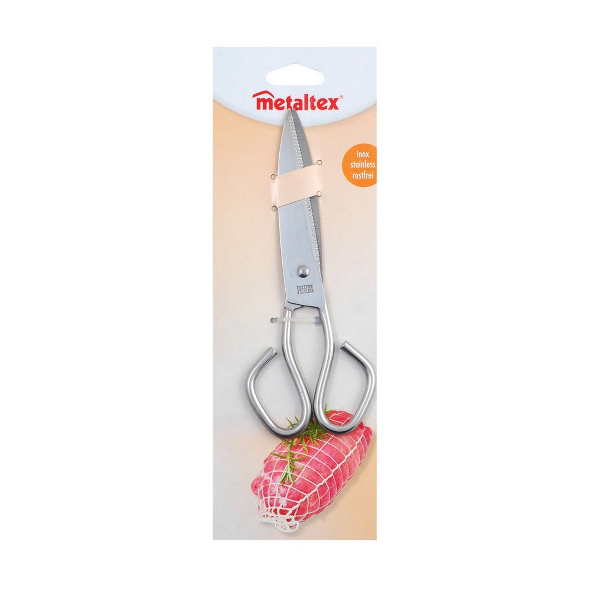 Forbici da Cucina Metaltex Argentato Acciaio inossidabile 18 cm Cucina - Immagine 2