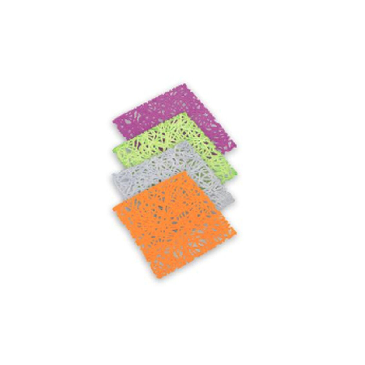 Scolapiatti da Lavandino Metaltex PVC Geometrico Multicolore 32 x 32 cm - Immagine 2