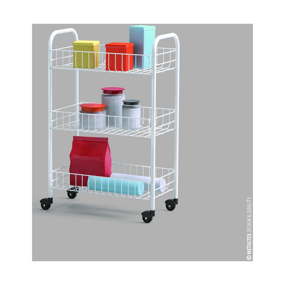 Carrello Multiuso Metaltex (41 x 23 x 63 cm) - Immagine 7