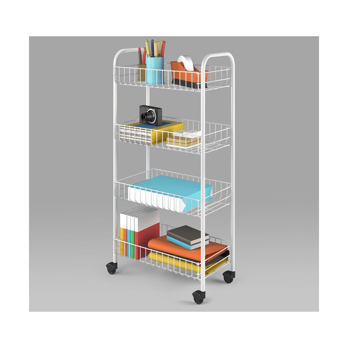 Carrello Multiuso Metaltex (41 x 23 x 84 cm) - Immagine 3