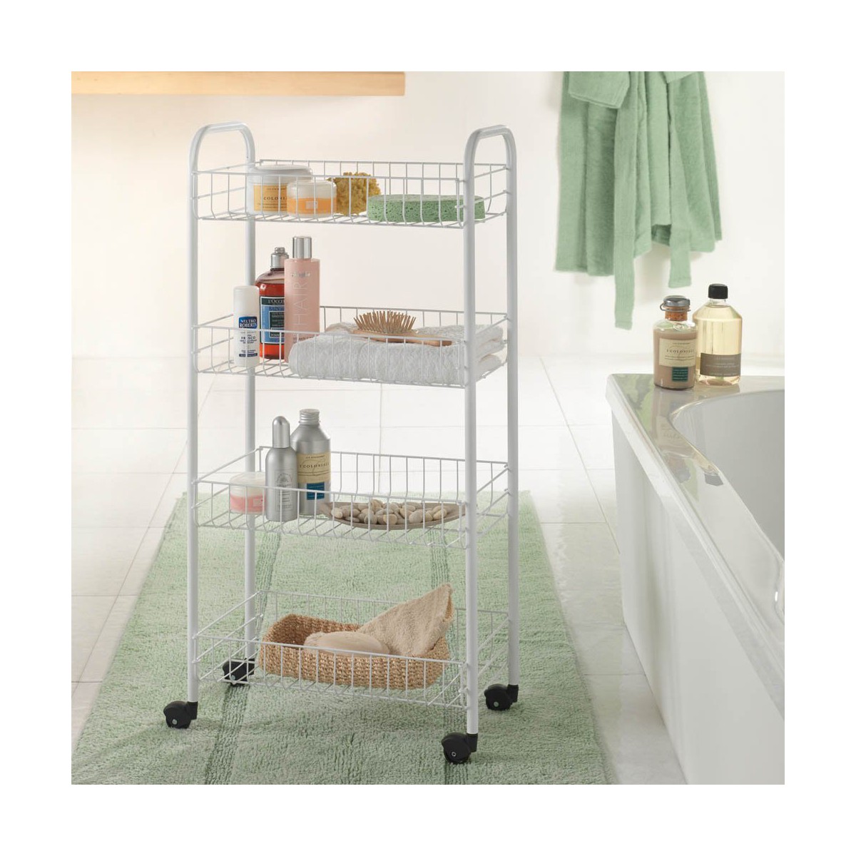 Carrello Multiuso Metaltex (41 x 23 x 84 cm) - Immagine 4