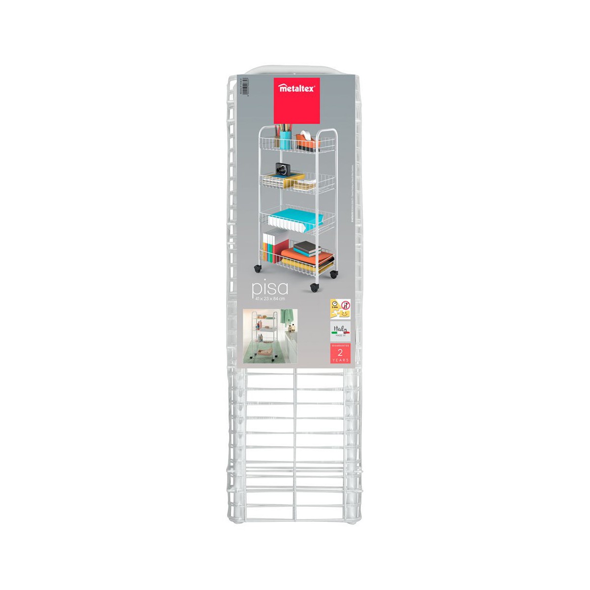 Carrello Multiuso Metaltex (41 x 23 x 84 cm) - Immagine 8