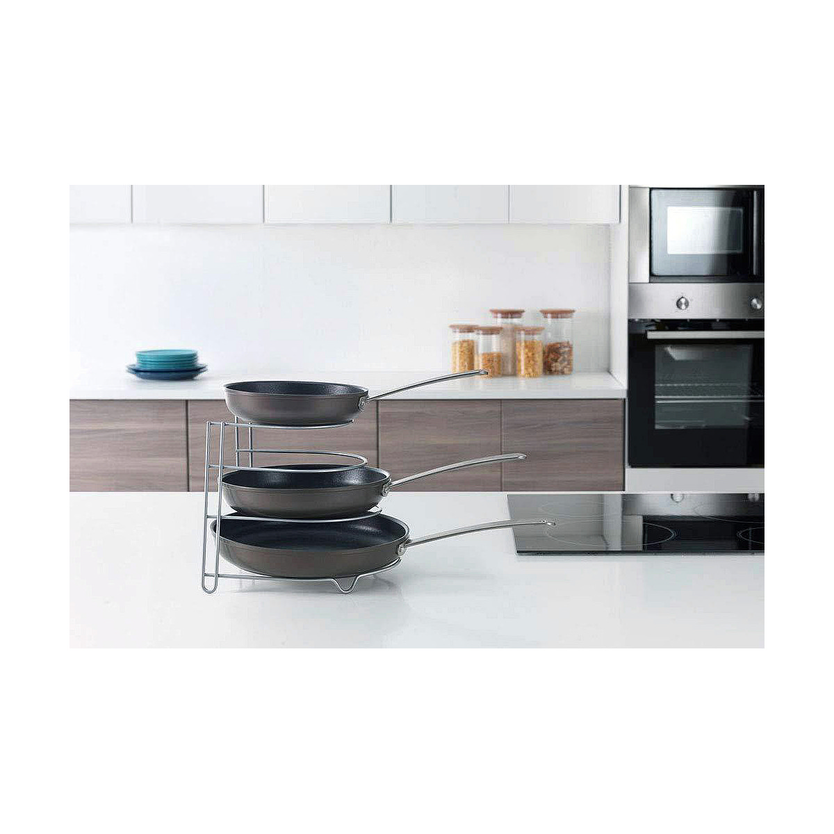 Contenitore per Sistemare le Padelle Metaltex Canyon Metallo (23 x 27 x 23 cm) - Immagine 2