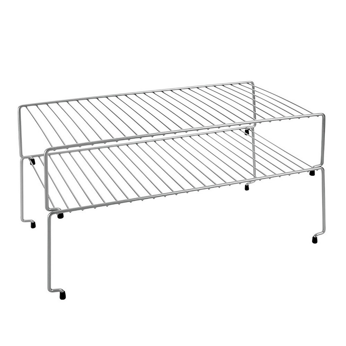 Contenitore per Sistemare per Mobile da Cucina Metaltex Sky Metallo 48 x 33 x 24 cm Impilabile Cucina (2 Unità) - Immagine 2