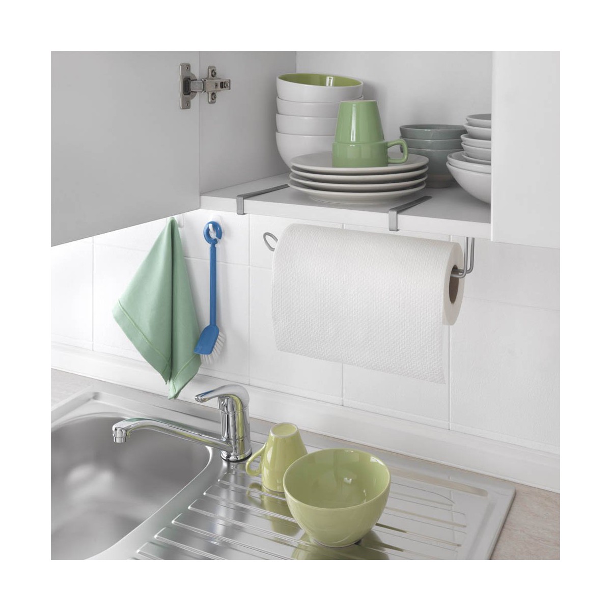 Portarotolo di Carta da Cucina Metaltex Easy-Roll (35 x 18 x 10 cm) - Immagine 2