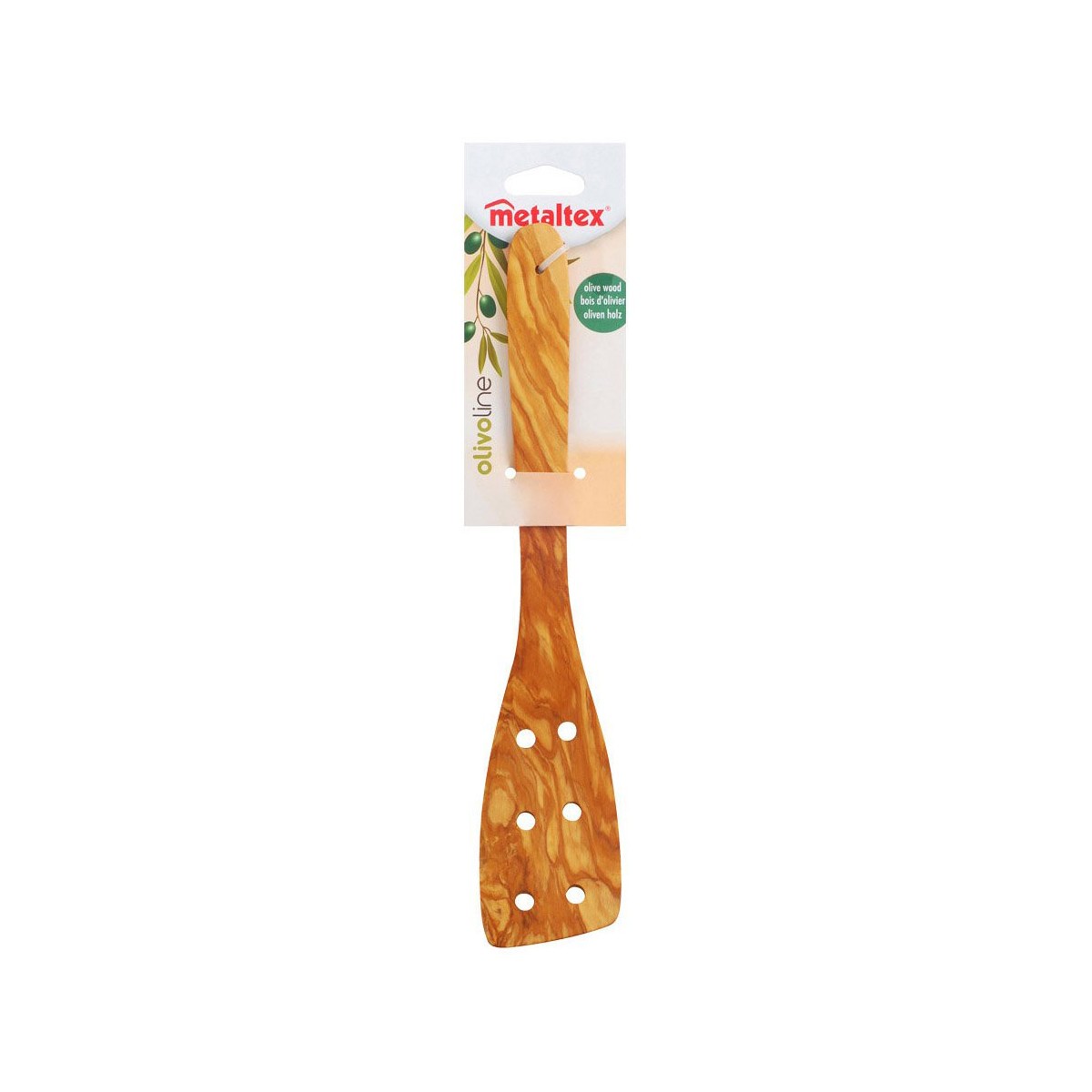 Spatola da Cucina Metaltex Marrone Naturale Legno Legno d'ulivo 30 cm - Immagine 2