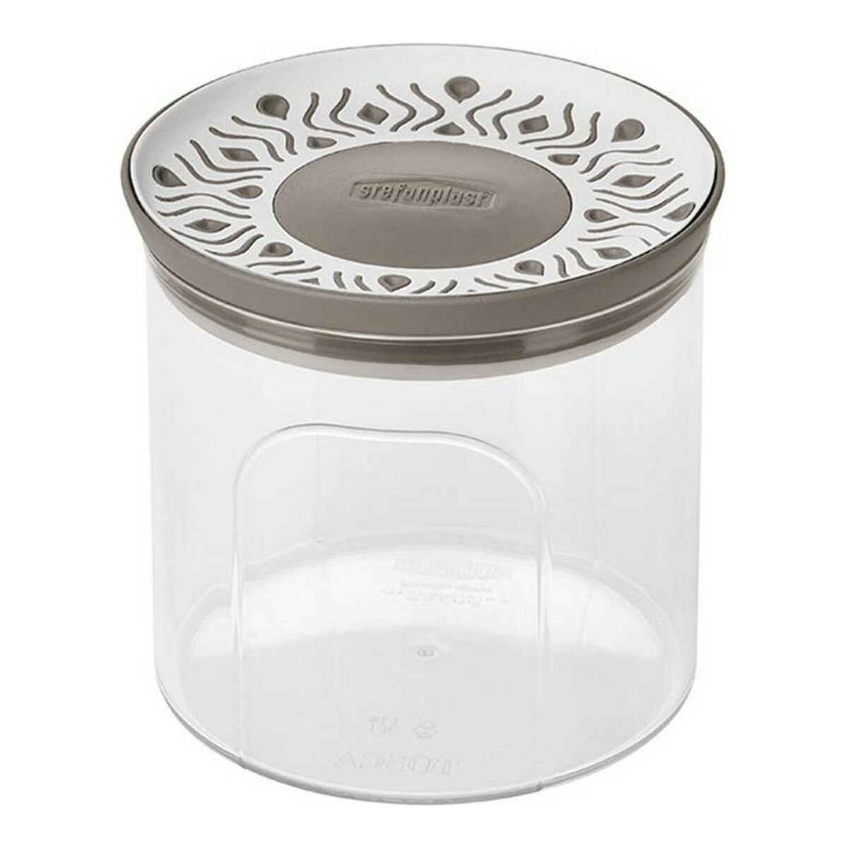 Barattolo Stefanplast STF923 11,7 x 11 x 11,7 cm Beige Plastica 700 ml - Immagine 2