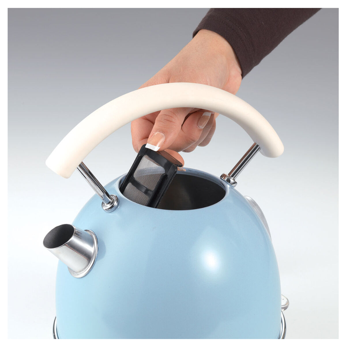 Bollitore Ariete 2877/05 1,7 L 2000W Azzurro Bianco Celeste Acciaio inossidabile 2000 W 2200 W 1,7 L - Immagine 3