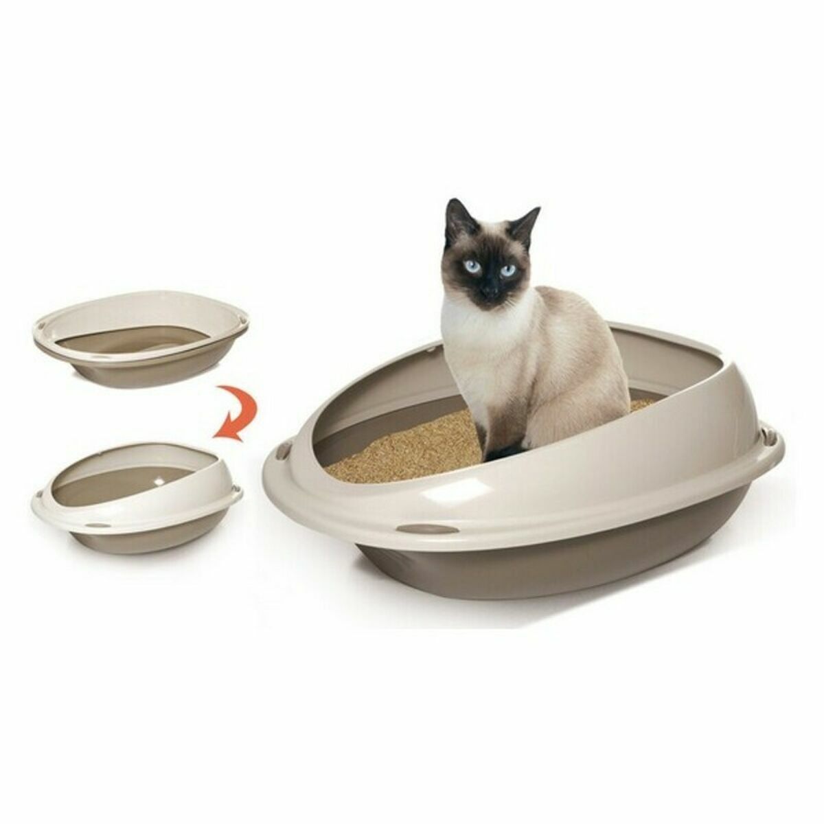 Lettiera per Gatti Georplast GP10530 45 x 36 x 15 cm (7 Unità) - Immagine 2