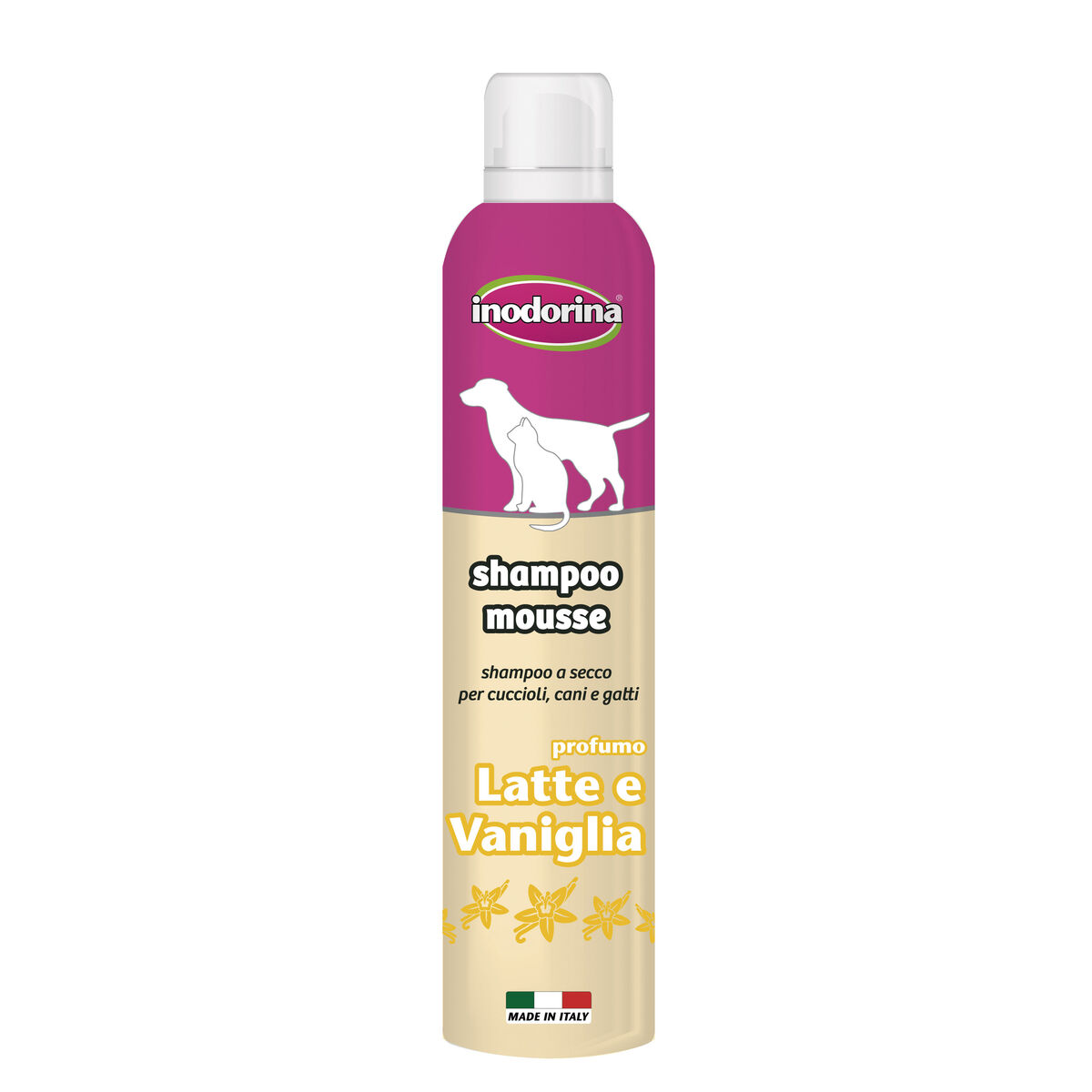 Shampoo per animali domestici Inodorina Vaniglia 300 ml