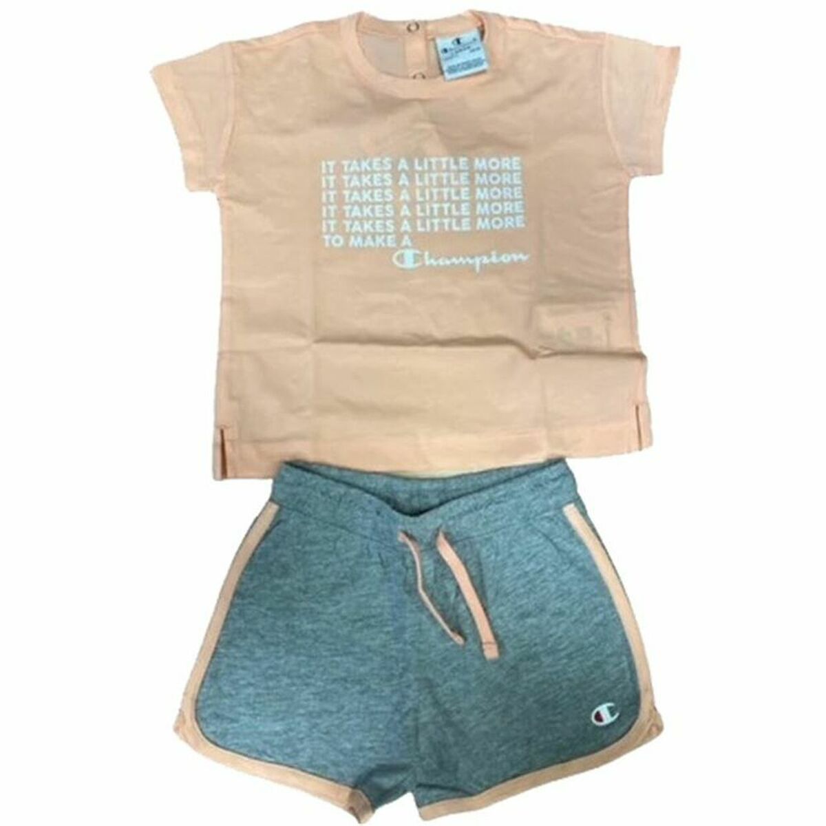 Completo Sportivo per Bambini Champion Baby Beige Beige - Immagine 5