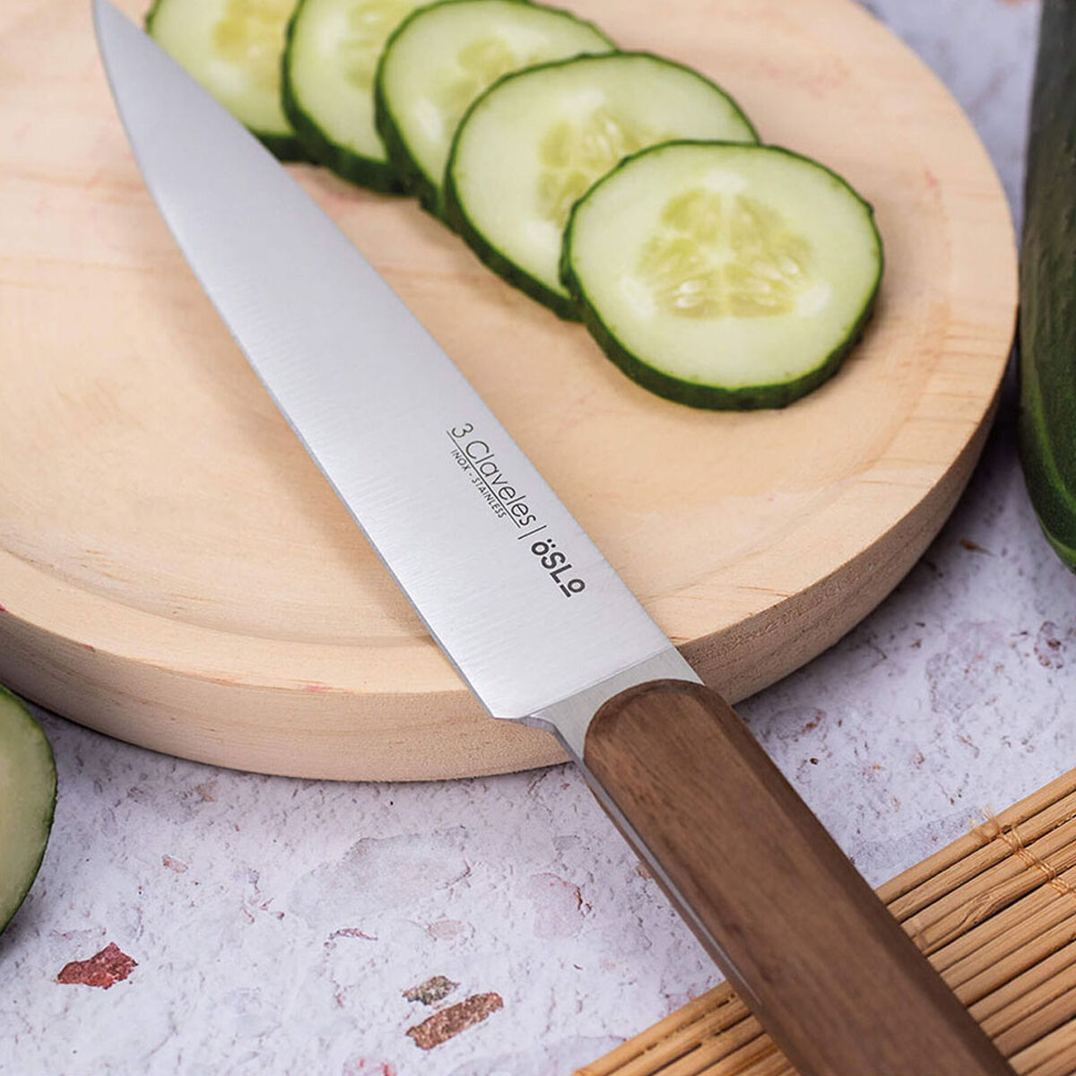 Coltello da Cucina 3 Claveles Oslo Acciaio inossidabile 11 cm 13 cm - Immagine 3