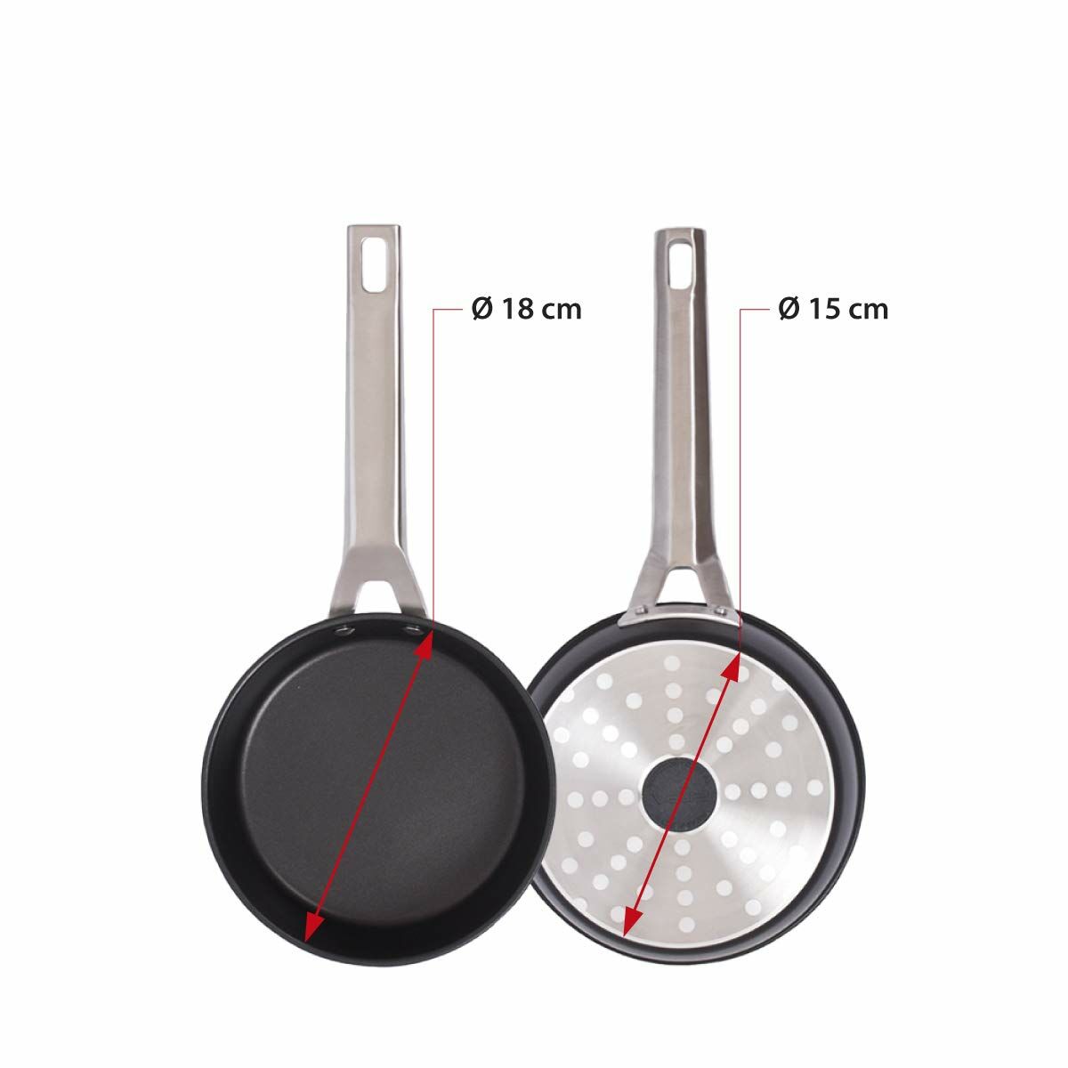 Padella Valira AIRE Nero (Ø 18 cm) - Immagine 3