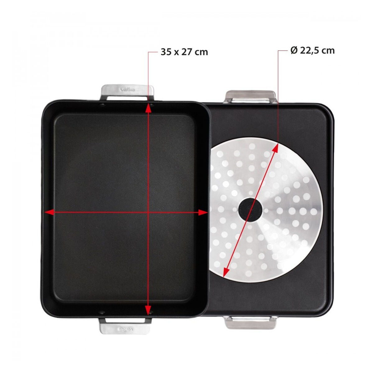 Teglia da Cucina Valira AIRE 35X27 (35 x 27 cm) - Immagine 2