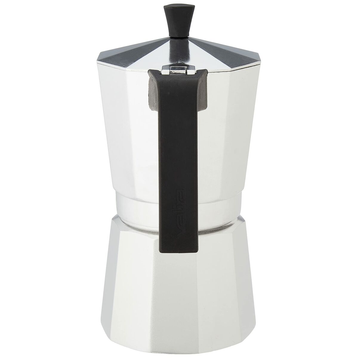 Caffettiera Italiana Valira VITRO 9T Argentato Alluminio 9 Tazze - Immagine 2