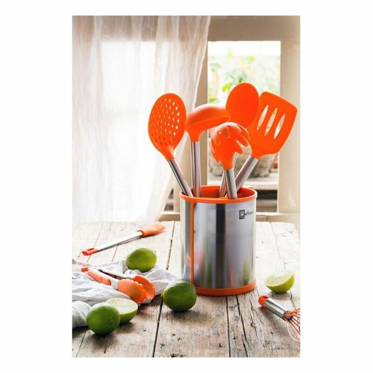 Set di Utensili da Cucina BRA A195011 Arancio (6 pcs) - Immagine 4