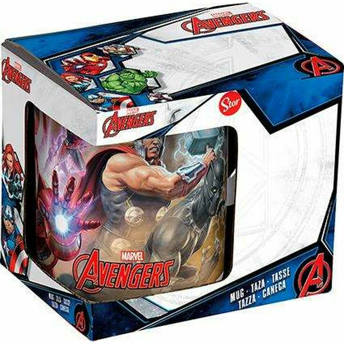 Tazza Mug The Avengers Infinity Bianco Ceramica Rosso (350 ml) - Immagine 2