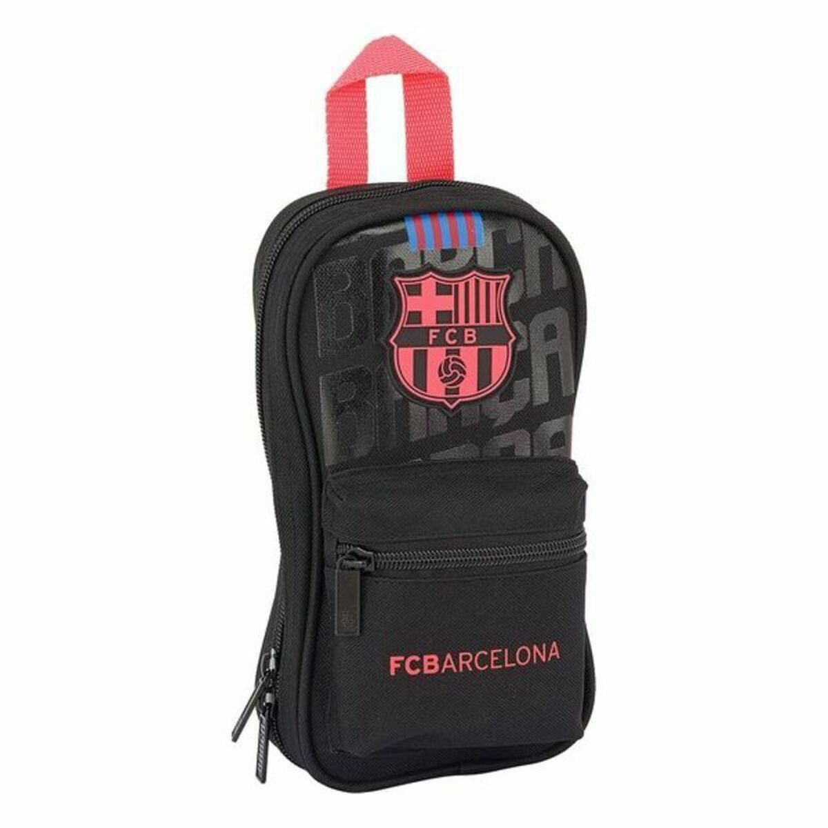 Astuccio Zaino F.C. Barcelona Nero 12 x 23 x 5 cm
