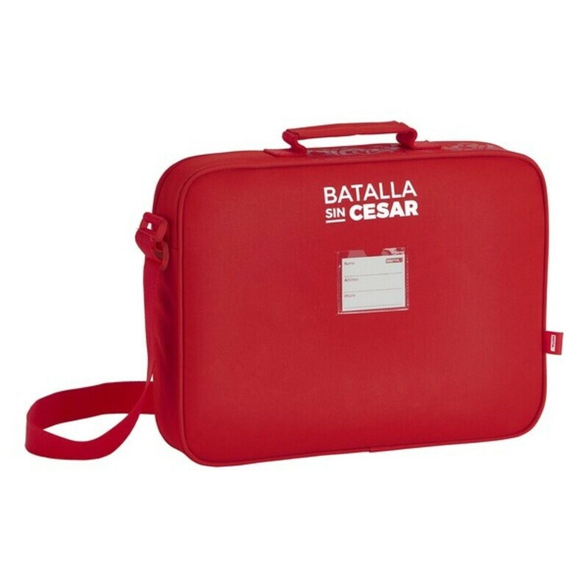 Borsa per la scuola Real Sporting de Gijón Rosso (38 x 28 x 6 cm) - Immagine 2