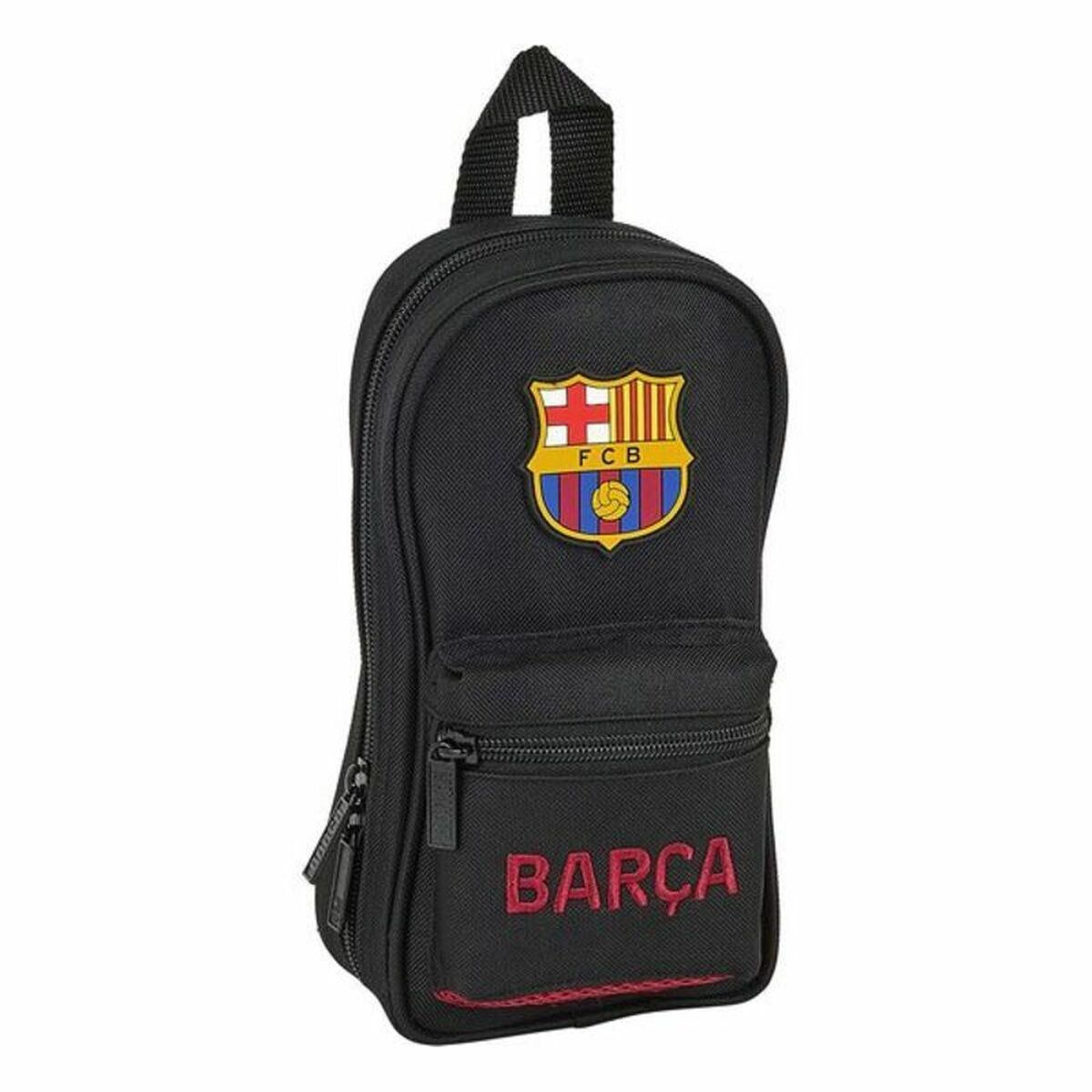 Astuccio Zaino F.C. Barcelona Nero 12 x 23 x 5 cm (33 Pezzi)
