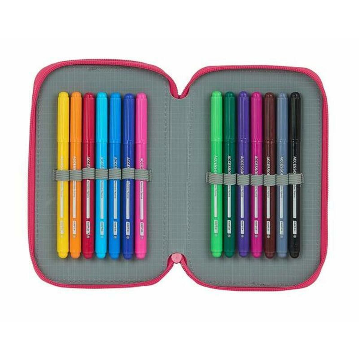 Astuccio Doppio BlackFit8 M854 Rosa 12.5 x 19.5 x 4 cm (28 Pezzi) - Immagine 2