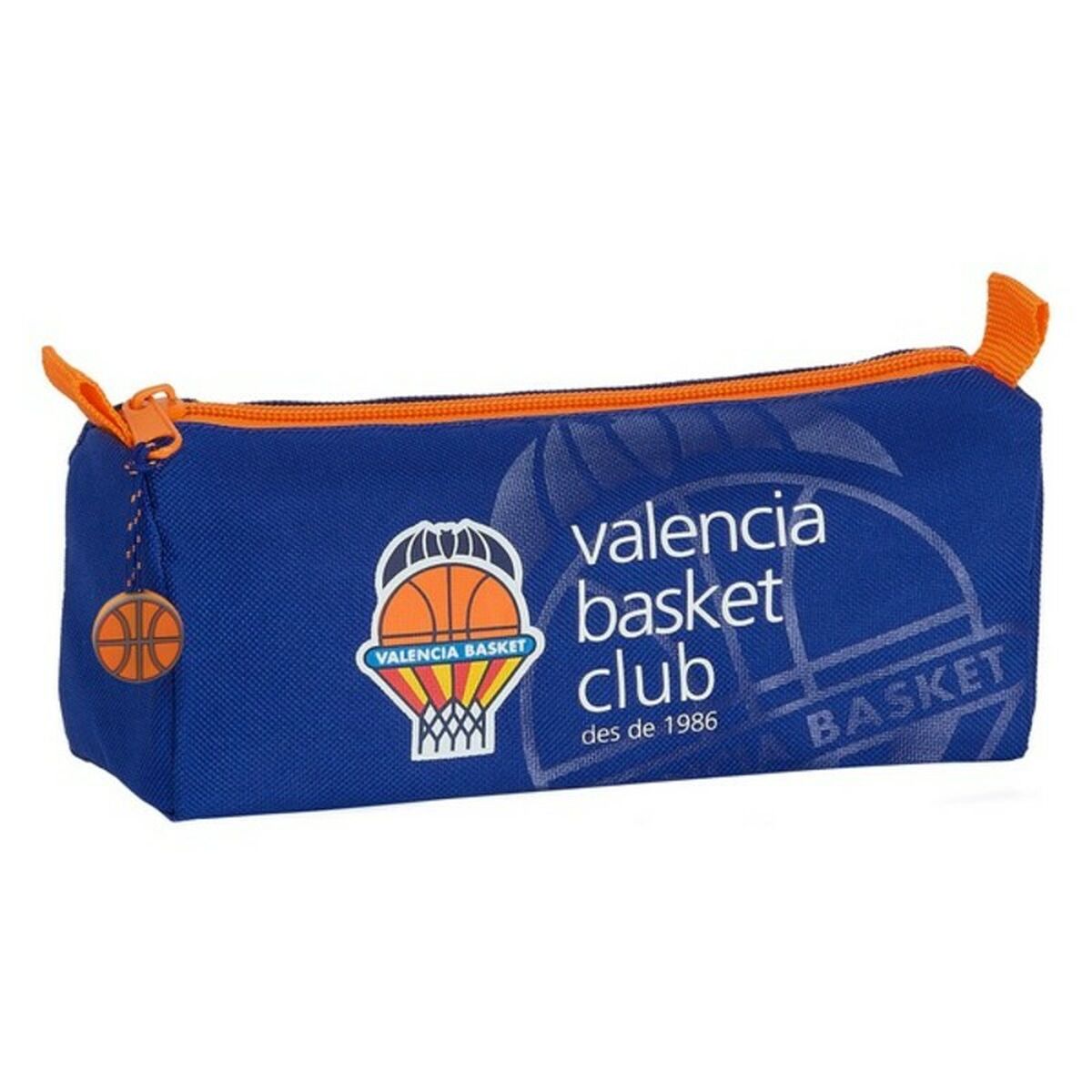 Necessaire Valencia Basket M742 Azzurro Arancio (21 x 8 x 7 cm)