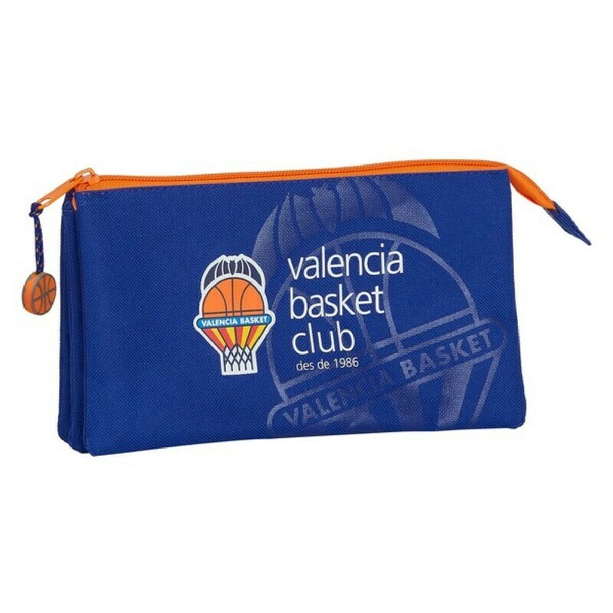 Necessaire Valencia Basket M744 Azzurro Arancio (22 x 12 x 3 cm) - Immagine 3
