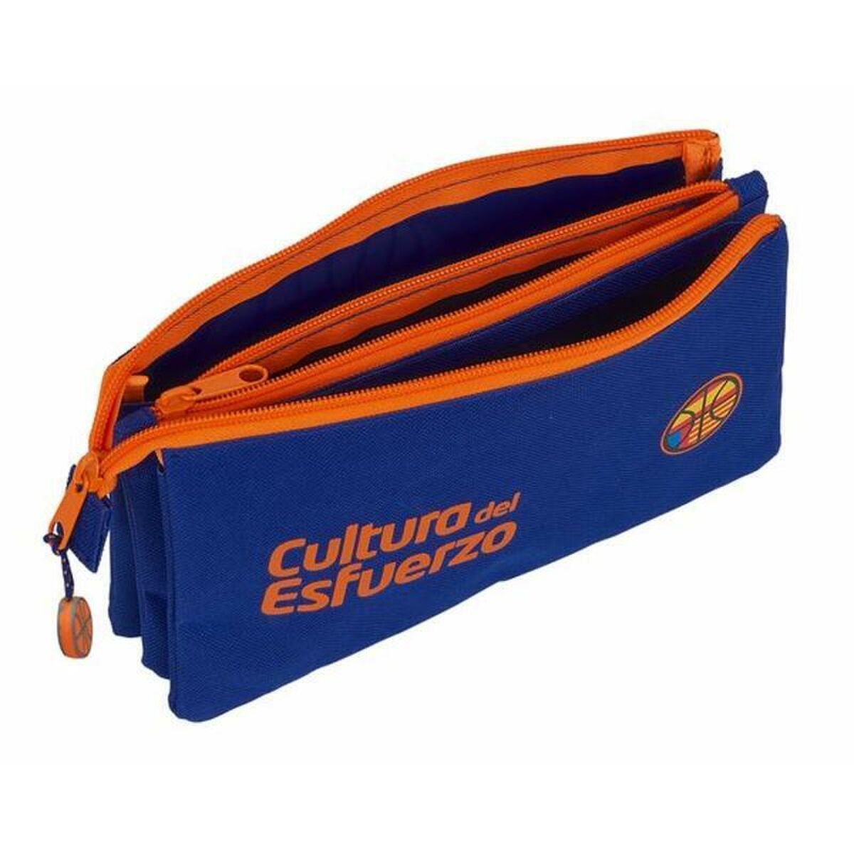 Necessaire Valencia Basket M744 Azzurro Arancio (22 x 12 x 3 cm) - Immagine 2