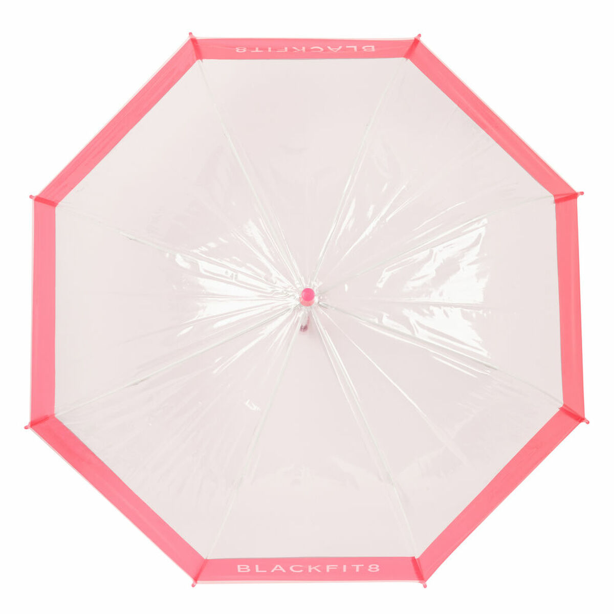 Ombrelli BlackFit8 Glow up Rosa Trasparente PoE Ø 70 cm - Immagine 2