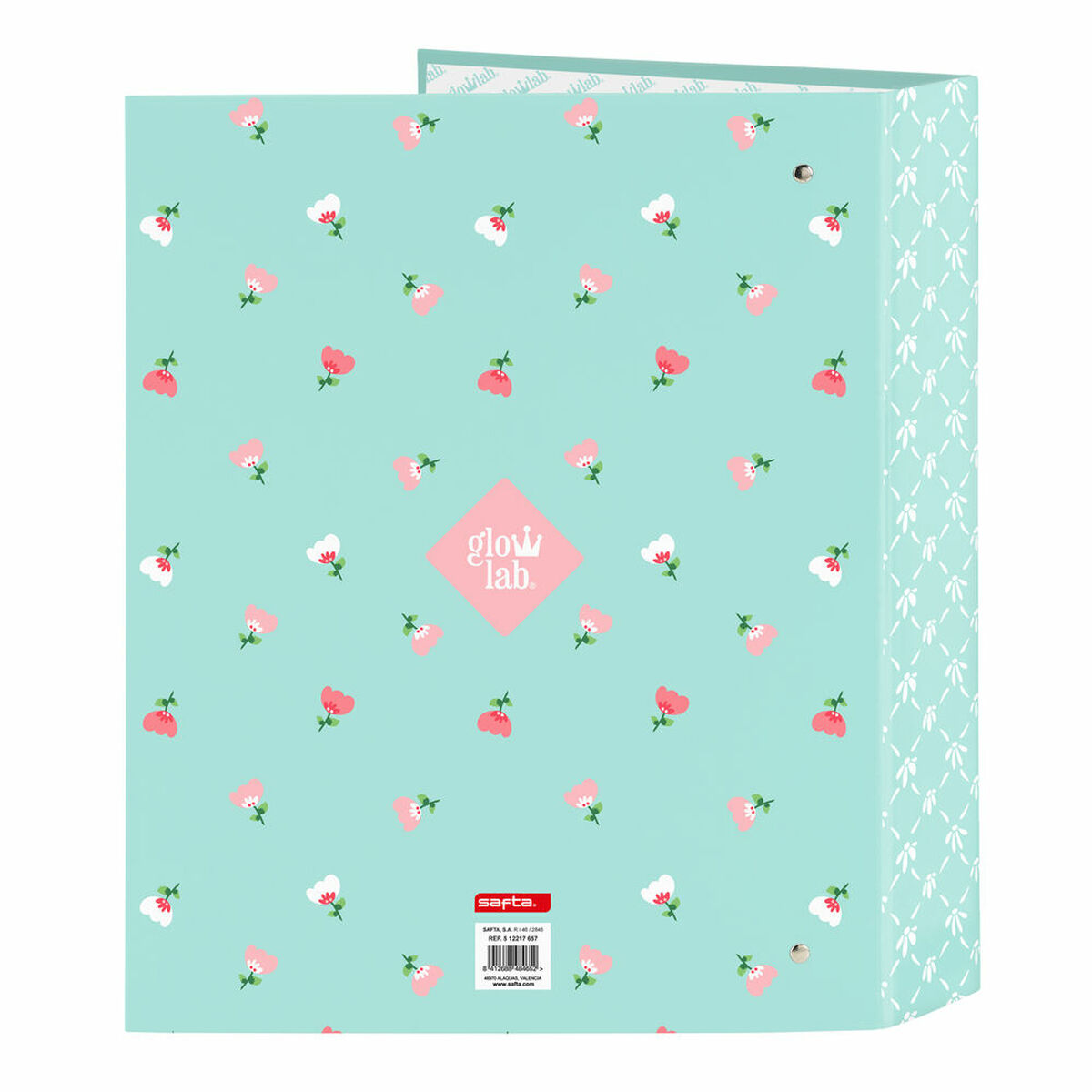 Raccoglitore ad anelli Glow Lab Pepa Verde A4 27 x 33 x 6 cm - Immagine 2