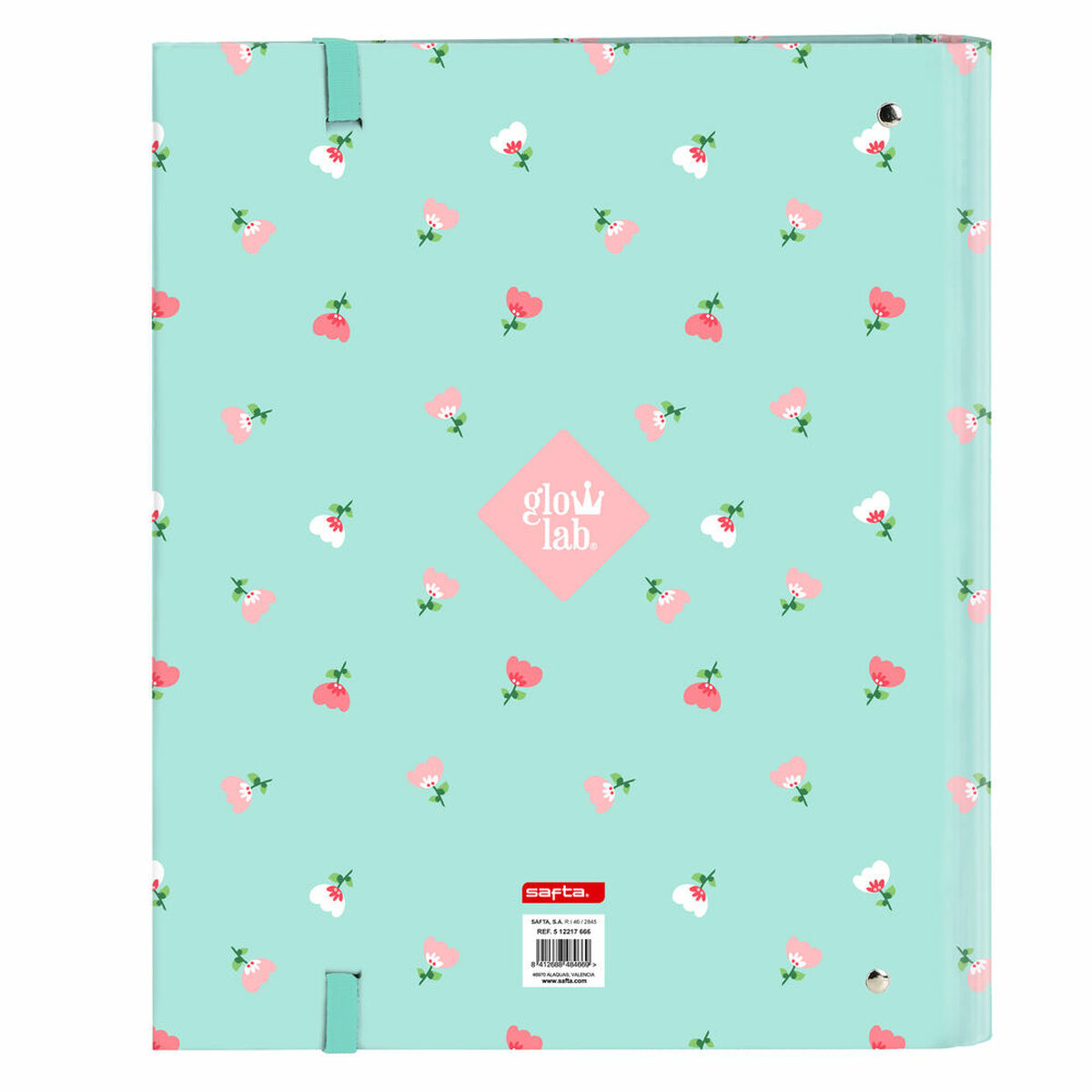 Raccoglitore ad anelli Glow Lab Pepa A4 Verde (27 x 32 x 3.5 cm) - Immagine 2